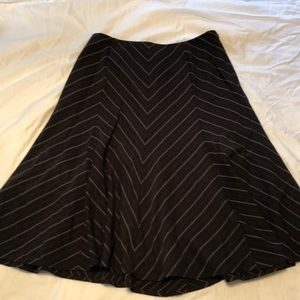 Black patterned skirt